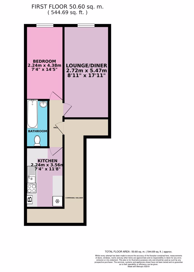 Flat 1 Floor Plan